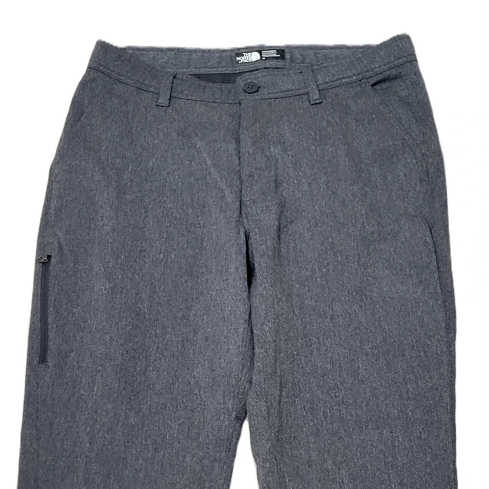 The North Face Mens Pants‎ Jogger Style Size 32 Grey Nylon Blend Zip Pocket